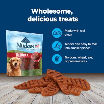 Image showing 6 th BLUE Nudges Grillers Real Steak Flavor Natural Dog Treats, 16 oz.