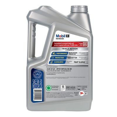 Image showing  5 qt. 5W-30 High Mileage Full Synthetic Motor Oil