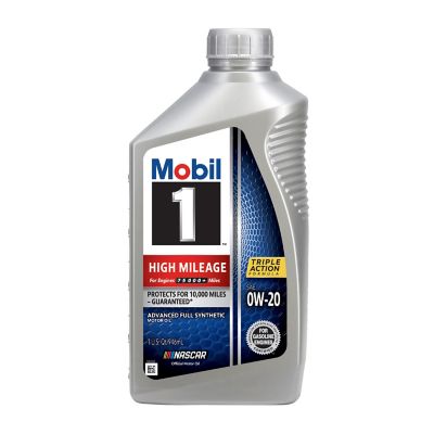 Image showing  1 qt. 0W-20 High Mileage Full Synthetic Motor Oil