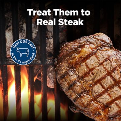 Image showing  Grillers Real Steak Flavor Natural Dog Treats, 36 oz.