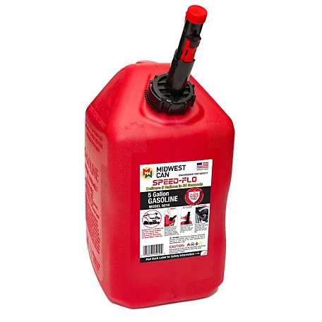 Midwest Can 5 gal. Speed-Flo Gas Can, 5010