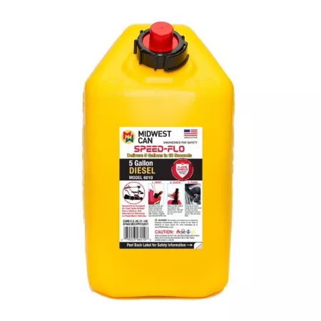 Midwest Can 5 gal Speed-Flo diesel can Gas Cans