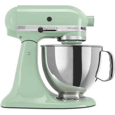 KitchenAid Artisan Series 325-Watt Tilt-Back Head Stand Mixer in Pistachio, KSM150PSPT