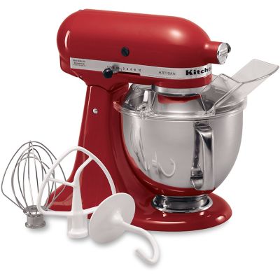 Image showing  5 qt. Artisan Series Tilt-Back Head Stand Mixer, Empire Red