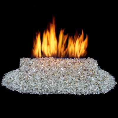 Image showing  Vented Fire Glass Burner Kit - 18in., 55,000 BTU, Natural Gas, Match Light - Model# FGB18-1