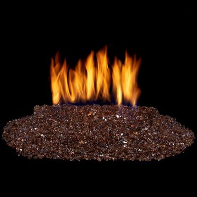 Image showing  Vented Fire Glass Burner Kit - 18in., 55,000 BTU, Natural Gas, Match Light - Model# FGB18-1