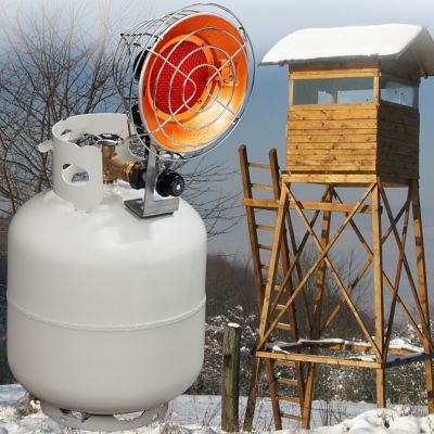 Image showing  13 in. Propane Gas Infra-Red Tank Top Heater, 5,200 sq. ft., 15,000 BTU, Single Burner