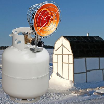 Image showing  13 in. Propane Gas Infra-Red Tank Top Heater, 5,200 sq. ft., 15,000 BTU, Single Burner