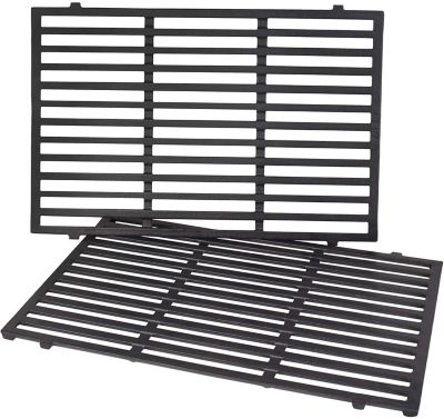 Avenger 7638 17.5 in. Porcelain Coated Cast Iron Grill Grates Replacement for Weber Spirit 300 Series Spirit E310 Spir, 140341