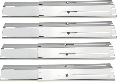 Avenger 4.5 in. Universal Fit Adjustable Stainless Steel Heat Plate, 15 sq. ft., Heat Shield, Flavorizer Bar, 5-Pack