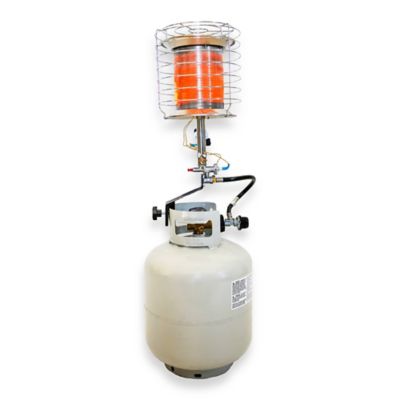 Avenger 10.5 in. Propane Gas 360-Degree Infrared Tank Top Heater, 2,000 sq. ft., 42,000 BTU, Manual Control