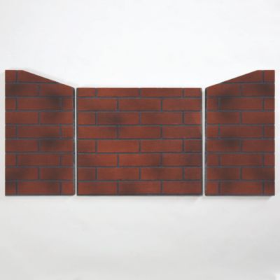 Generic Ceramic Fiber Fireplace Brick Liner for 450 Series Fireplace Insert - Vintage Red - Model# FLB450-VR