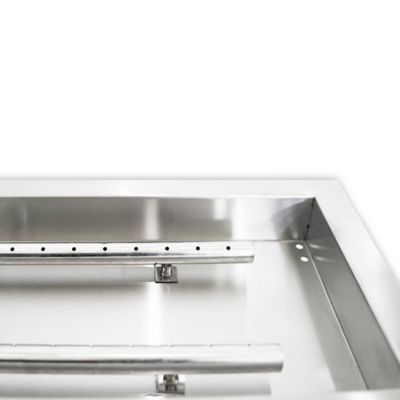 Image showing  24 in. Stainless Steel Rectangular Drop-In Fire Pit Burner - Model# BFP24RK