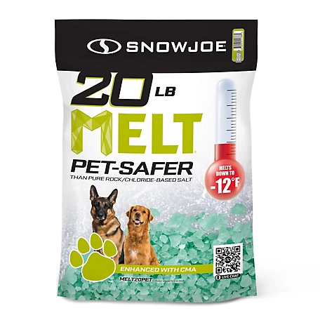 Snow Joe 20 lb. Pet Friendly Premium Ice Melt, Safer for Paws, MELT20PET