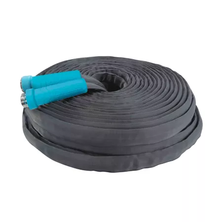 Snow Joe Aqua 100 ft x 5/8 in Fiber Hose with Alum Fittings HD Coupling Hose Connectors & Repair