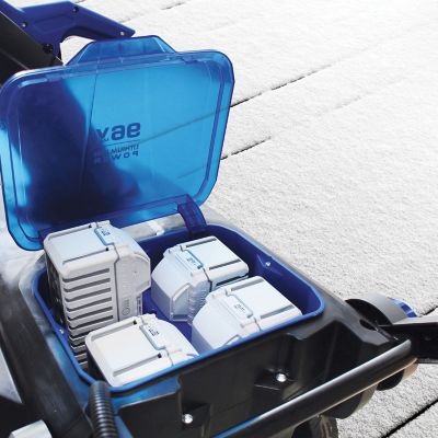 Image showing  21 in. 96V Single-Stage Cordless Snow Blower, Battery and Charger Included