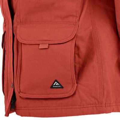 Image showing  Sanded Duck Quilted Fleece-Lined Barn Coat