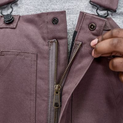 Image showing  Women's Sanded Duck Insulated Bib Overalls