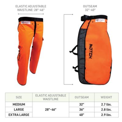 Image showing  Apron Style Chainsaw Chaps, Medium