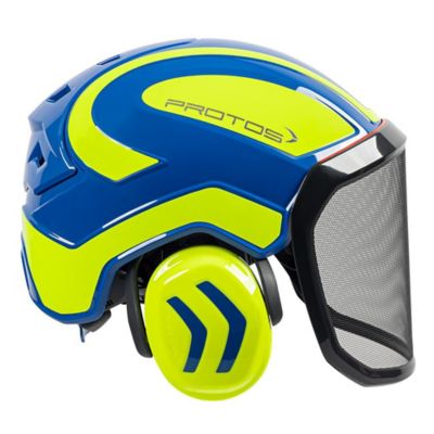 Image showing  Protos Integral Arborist Helmet, Black Yellow