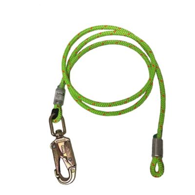 ROPE Logic Wire Core Swivel Snap Green Flipline 1/2 in. x 8 ft.