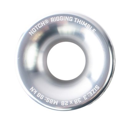 Image showing  Rig and Ring Large Notch #2 & #3 Rigging Thimbles Stable Braid 3/4 in. x 5 ft., 39733