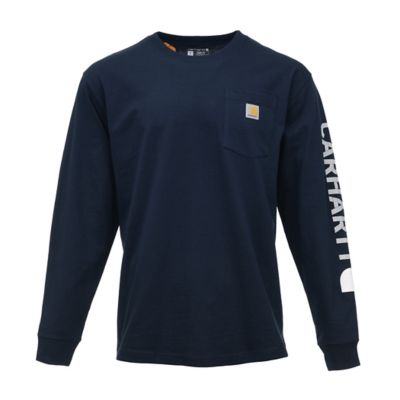 Carhartt Loose Fit Heavyweight Long-Sleeve Pocket Logo Graphic T-Shirt, 106023 Carhartt Shirt