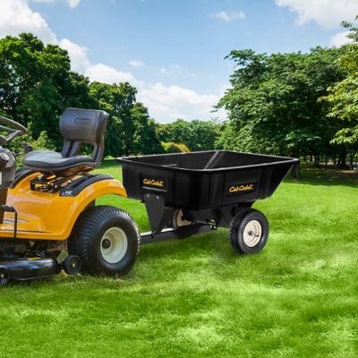 Image showing  Tow-Behind 10 cu. ft. Poly Swivel Cart