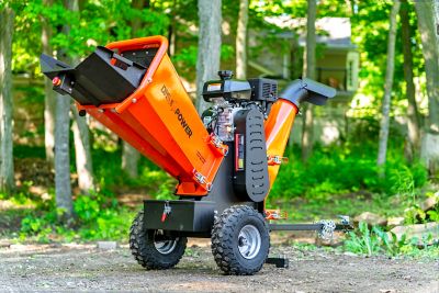 DK2 Power 4 in.7HP Kinetic Drum Chipper Powered By KOHLER CH270 208cc Command Pro Commercial Gas Engine