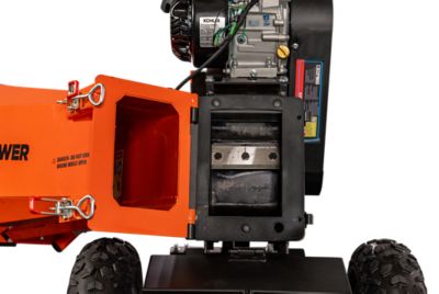 Image showing 5 th DK2 Power 4 in. Diameter 208cc Gas 7 HP Kinetic Drum Chipper, Powered By KOHLER CH270 Command Pro Commercial Engine