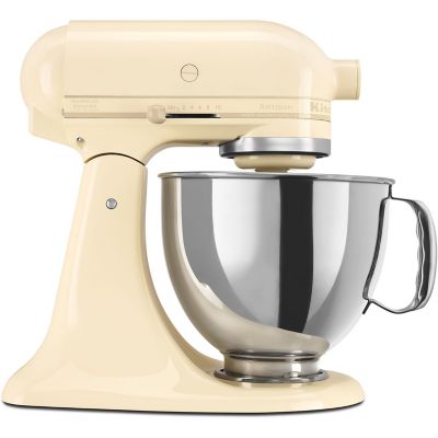 KitchenAid Artisan Series 325-Watt Tilt-Back Head Stand Mixer in Almond Cream, KSM150PSAC