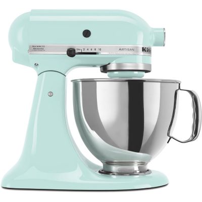 KitchenAid Artisan Series 325-Watt Tilt-Back Head Stand Mixer in Ice Blue, KSM150PSIC