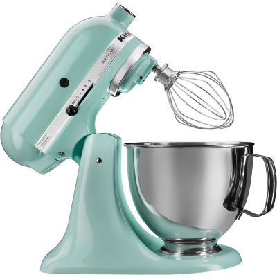 Image showing  5 qt. Artisan Series Tilt-Back Head Stand Mixer, Ice Blue