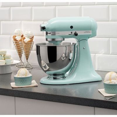 Image showing  5 qt. Artisan Series Tilt-Back Head Stand Mixer, Ice Blue