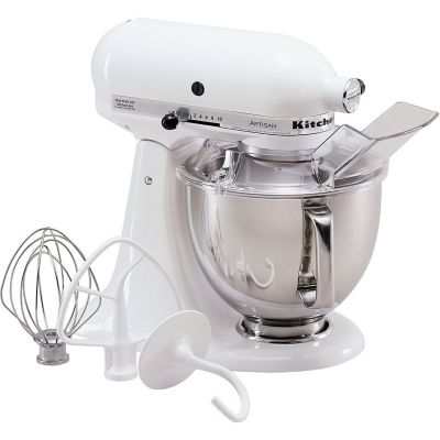 Image showing  5 qt. Artisan Series Tilt-Back Head Stand Mixer, White
