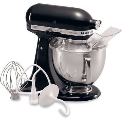 Image showing  5 qt. Artisan Series Tilt-Back Head Stand Mixer, Onyx Black