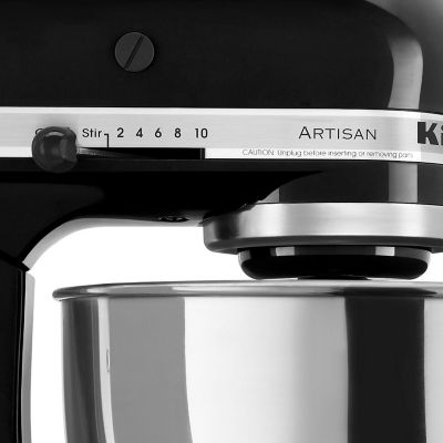 Image showing  5 qt. Artisan Series Tilt-Back Head Stand Mixer, Onyx Black