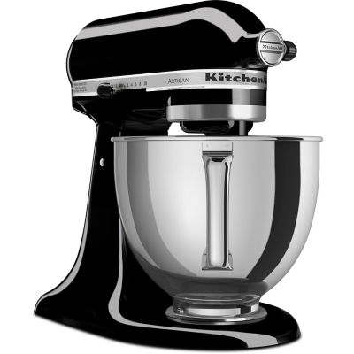 Image showing 5 th KitchenAid 5 qt. Artisan Series Tilt-Back Head Stand Mixer, Onyx Black