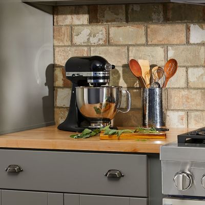 Image showing 7 th KitchenAid 5 qt. Artisan Series Tilt-Back Head Stand Mixer, Onyx Black