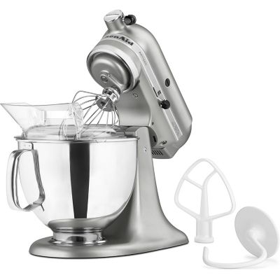 Image showing  5 qt. Artisan Series Tilt-Back Head Stand Mixer, Contour Silver