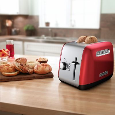 Image showing  2-Slice Toaster with Illuminated Button, Empire Red