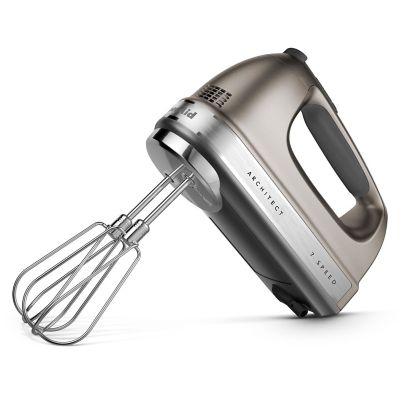 7-Speed Hand Mixer with Turbo Beaters II in Contour Silver - KitchenAid KHM7210CU
