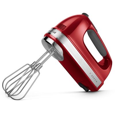KitchenAid Ultra Power 5-Speed Empire Red Hand Mixer with 2