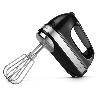KitchenAid 7-Speed Hand Mixer with Turbo Beaters II, Onyx Black