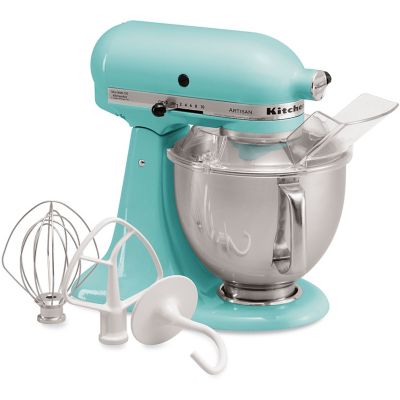 Image showing  325W Artisan Series Tilt-Back Head Stand Mixer, Aqua Sky