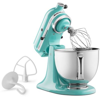 Image showing  325W Artisan Series Tilt-Back Head Stand Mixer, Aqua Sky