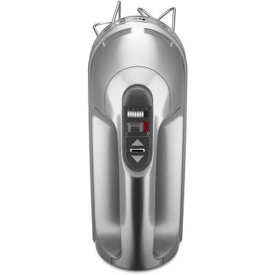 Image showing 5 th KitchenAid 9-Speed Hand Mixer with Turbo Beater II Accessories, Contour Silver