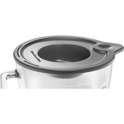 Image showing  5 qt. Clear Glass Bowl with Lid for KitchenAid Tilt-Head Stand Mixers