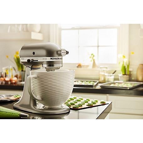 KitchenAid, 5 Qt. Titanium-Reinforced Ceramic Bowl Stand Mixer