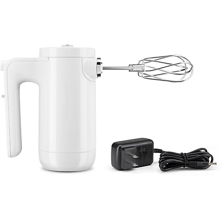 KitchenAid 7-Speed Hand Mixer with Turbo Beaters II in White